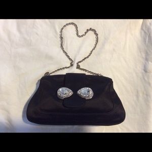 Tod’s black evening bridal handbag